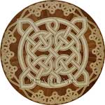 Celtic Wood medallion